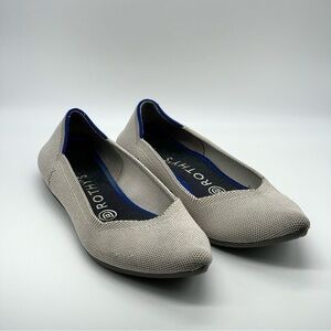 Rothy’s Light Gray Pointed Toe Flats